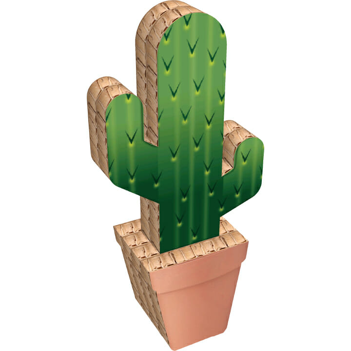 Kartonnen cactus